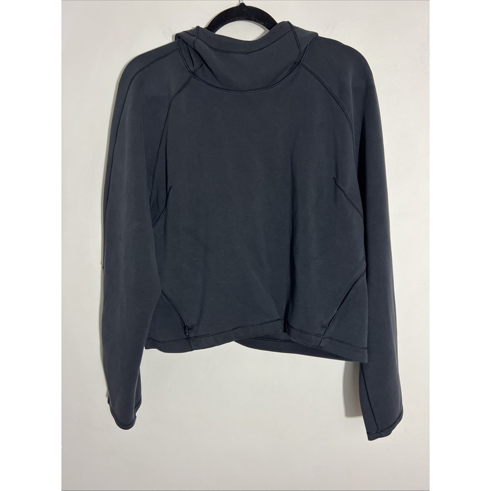 Lululemon Airwrap Modal Pullover Hoodie Womens Size 10 Soft Black